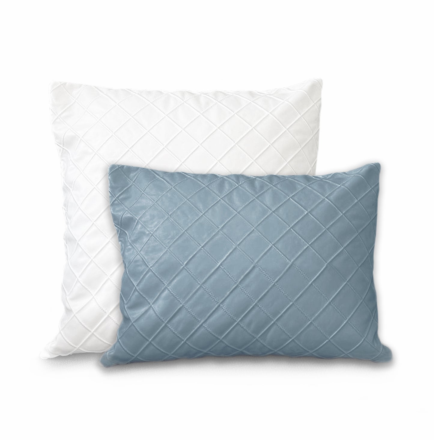 DIAMOND LEATHER PILLOW CASE L
