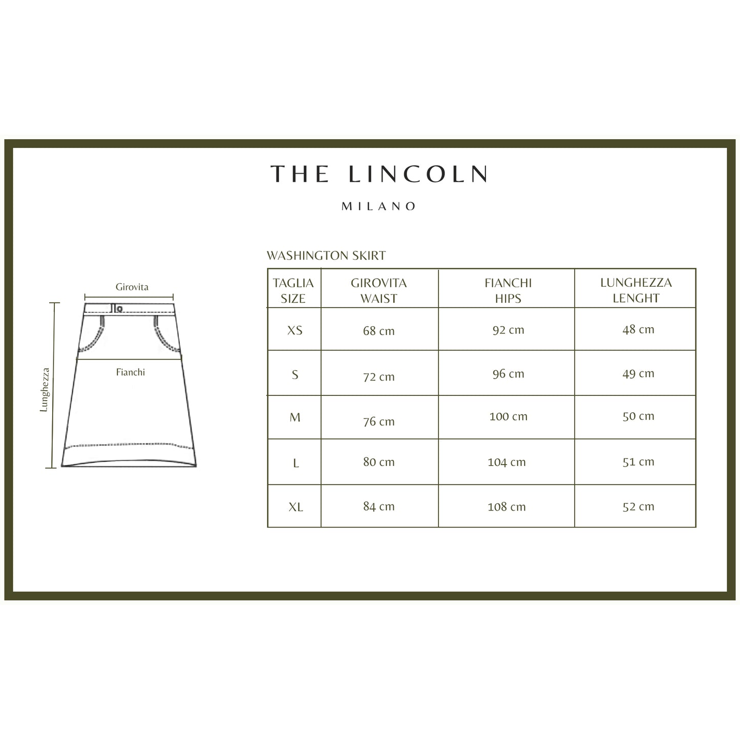 WASHINGTON PENCIL SKIRT