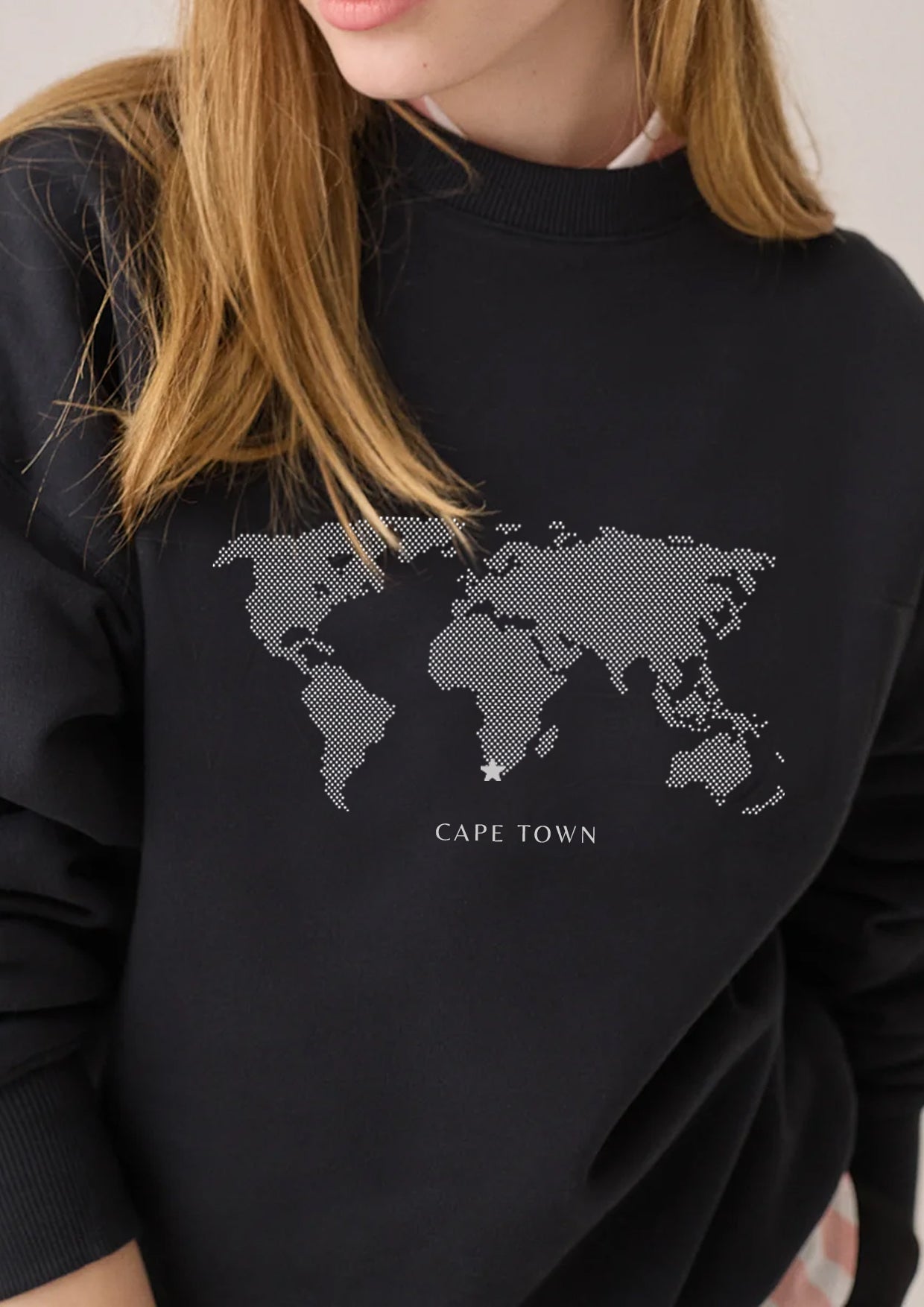 WORLD MAP SWEATER PIN IT!