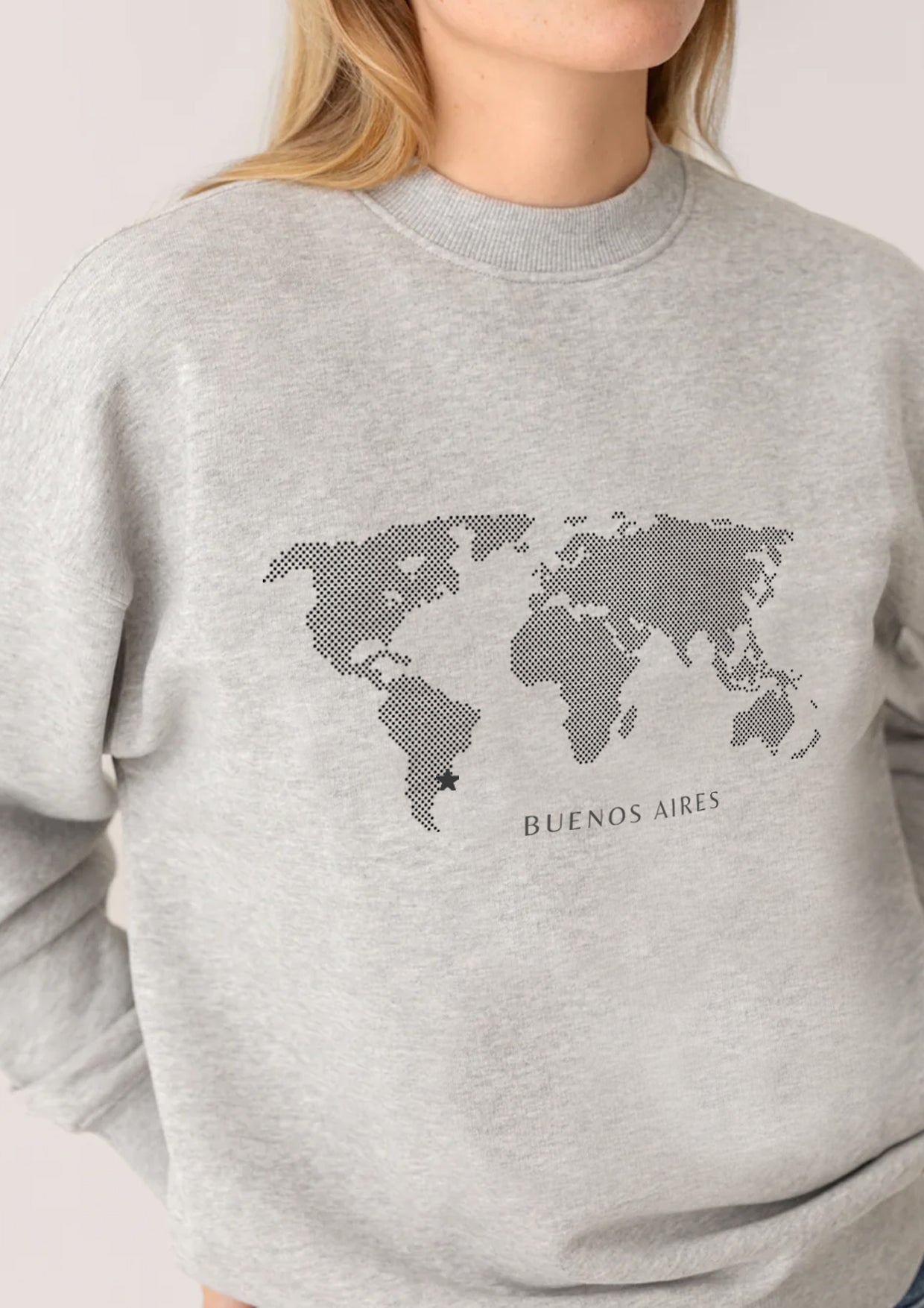 WORLD MAP SWEATER PIN IT!