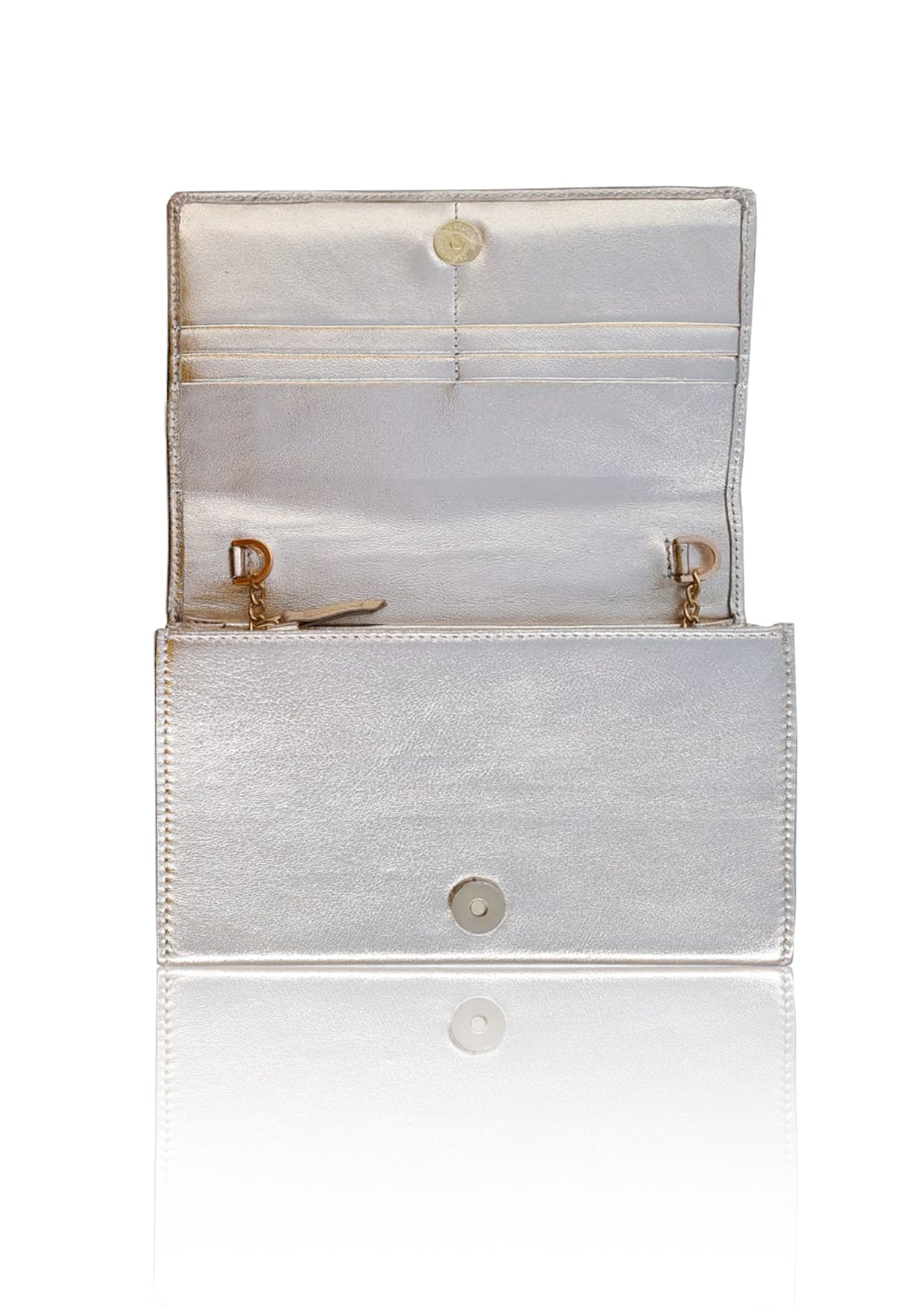 WORLD MAP WALLET - GOLD